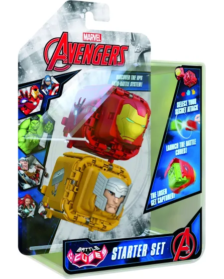 BATTLE CUBE IRON MAN & THOR  Sélectionne ton attaque et lance le ba...
