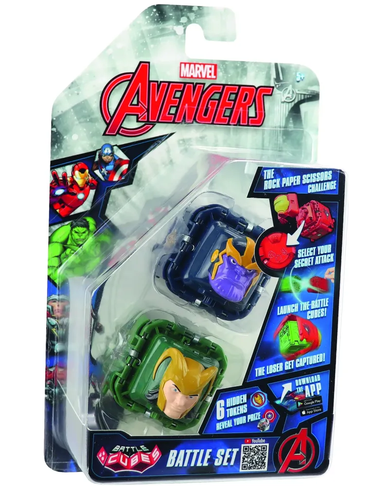 BATTLE CUBE THANOS & LOKI  Sélectionne ton attaque et lance le batt...