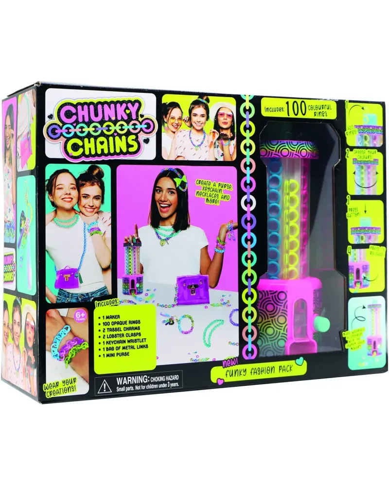 CHUNKY CHAINS COFFRET DECOUVERTE L'atelier de création pour créer d...