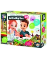 MALLETTE D'ACTIVITES  Contient : fils chenille, perles, papier, gom...