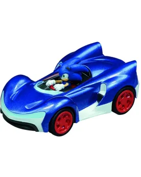 CIRCUIT 4.9M SONIC  4 M 90. 2 voitures. Adaptateur inclus. CAR62566...