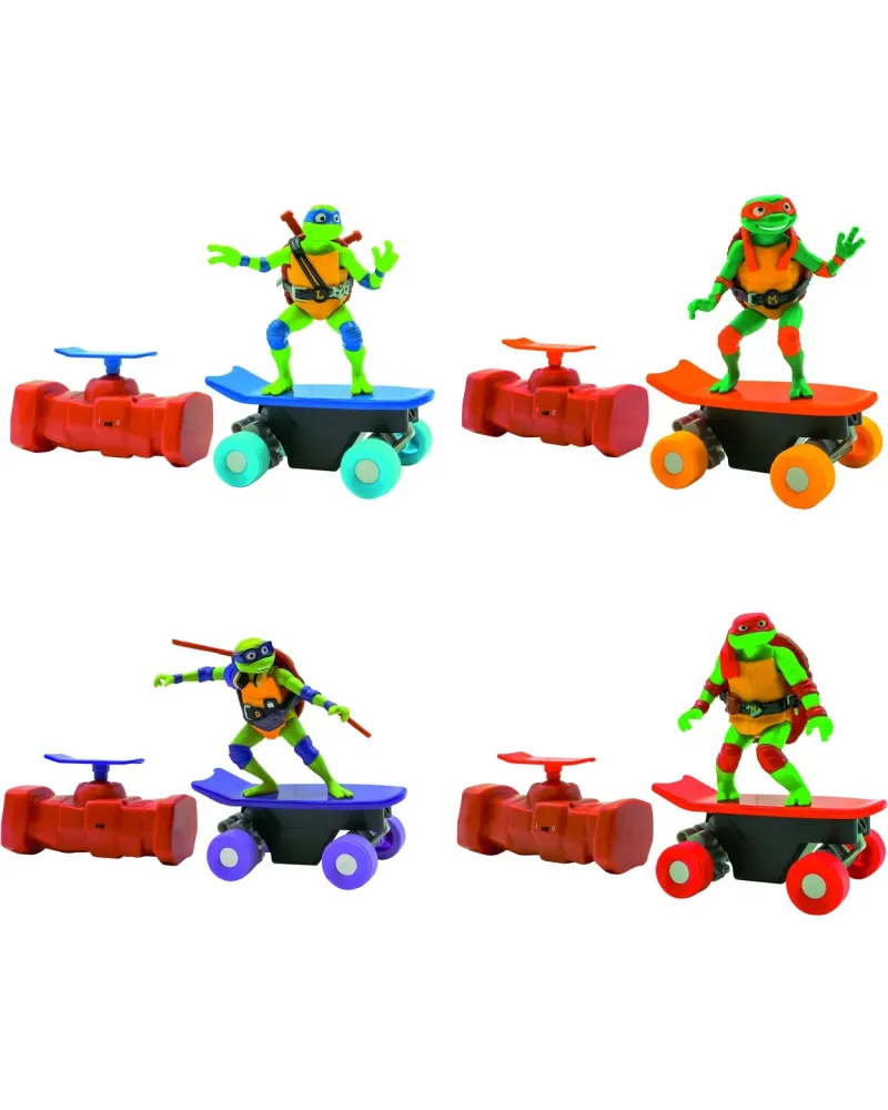TORTUE NINJA RC SKATE 4ASS.  Toutes fonctions. 4 modèles au choix. ...