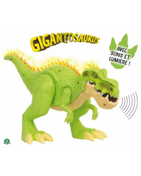 GIGANTOSAURUS GIGANTO ELECTRONIQUE 30CM  30 cm. Abaisse sa queue et...