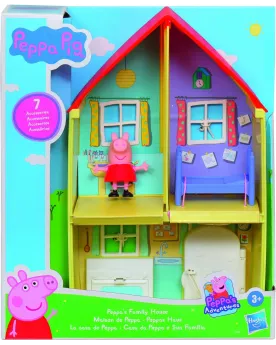 PEPPA PIG LA MAISON DE PEPPA  Inclus 6 accessoires dont un lit, une...