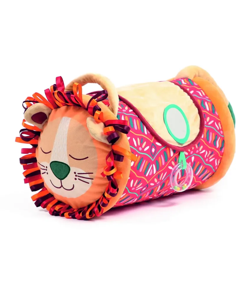ROULEAU D'ACTIVITES LION  Cylindre gonflable doté d'un fourreau tou...