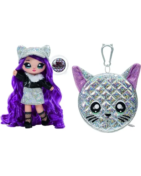 NA!NA!NA! GLAM SERIE 6ASS.  Poupée de 20 cm + pochette pompon. Au c...