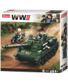 WORLD WAR ALLIE TANK DESTROYER  338 pièces. SLU38-B0687 SLUBAN Âge ...