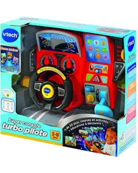 SUPER CONSOLE TURBO PILOTE Les 20 jeux inclus permettent à lenfant...
