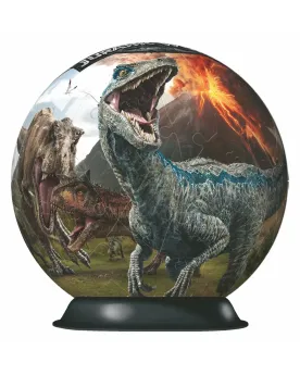 PUZ.BALL 3D JURRASSIC WORLD 2 72PCES  72 pièces pliables. RAV117574...