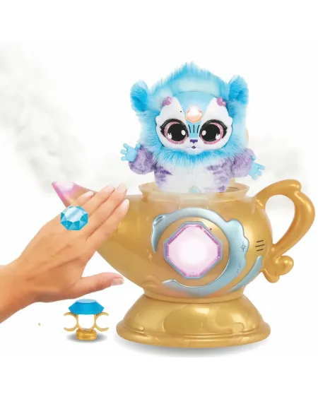 MAGIC PIXIES LAMPE MAGIQUE BLEUE  Frotte la lampe et invoque une cr...