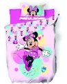 HOUSSE COUETTE POLYCOTON MINNIE  Housse : 140 x 200 cm + 1 taie. En...