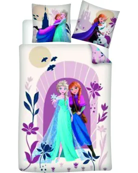 HOUSSE COUETTE POLYCOTON FROZEN  Housse : 140 x 200 cm + 1 taie. En...
