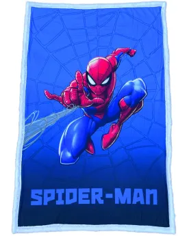 PLAID SPIDERMAN 100X150CM  100 x 150 cm. LYOSP1254  Âge Minimum: 3A...
