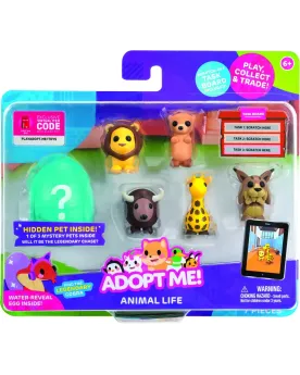 ADOPT ME 6 FIGURINES ANIMAL LIFE + OEUF  6 figurines de 5 cm ainsi ...
