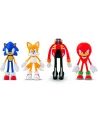 BENDEMS SONIC PACK DE 4  Figurines flexibles à l'effigie de tes hér...