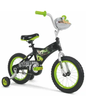 VELO 12" MANDALORIAN STAR WARS  Roues gonflables, 2 freins et panie...