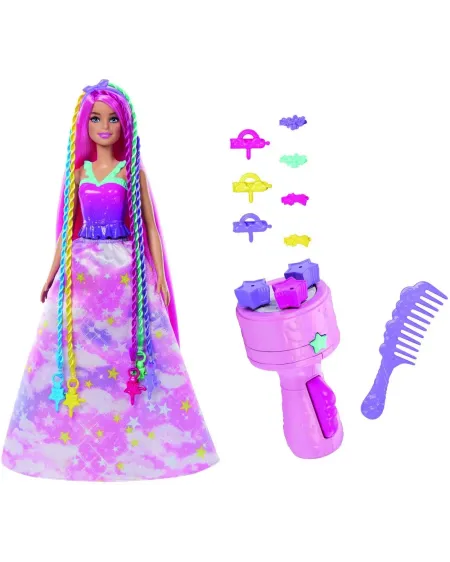 BARBIE TWIST N'STYLE  Amuse-toi à coiffer les longs cheveux (20 cm)...