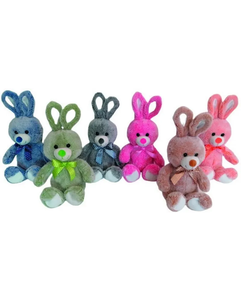 LAPIN COLORE 38CM PLUMETIS ASS.  38 cm. Au choix. NIC6305843814  Âg...
