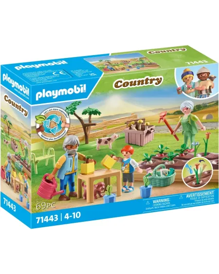 GRANDS-PARENTS ET POTAGER   PMB71443 PLAYMOBIL Âge Minimum: 4A -Âge...