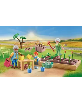 GRANDS-PARENTS ET POTAGER   PMB71443 PLAYMOBIL Âge Minimum: 4A -Âge...