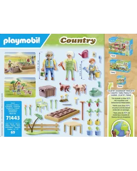 GRANDS-PARENTS ET POTAGER   PMB71443 PLAYMOBIL Âge Minimum: 4A -Âge...