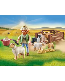 BERGER AVEC MOUTONS   PMB71444 PLAYMOBIL Âge Minimum: 4A -Âge Maxim...