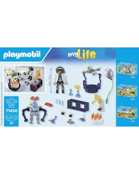 CHERCHEUR AVEC ROBOTS   PMB71450 PLAYMOBIL Âge Minimum: 4A -Âge Max...