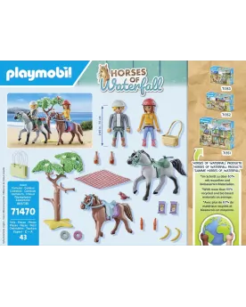 BALADE A CHEVAL A LA MER AVEC AMELIE ET   PMB71470 PLAYMOBIL Âge Mi...