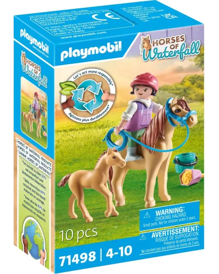 ENFANT AVEC PONEYS   PMB71498 PLAYMOBIL Âge Minimum: 4A -Âge Maximu...