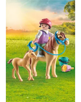 ENFANT AVEC PONEYS   PMB71498 PLAYMOBIL Âge Minimum: 4A -Âge Maximu...
