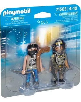 POLICIER ET BANDIT   PMB71505 PLAYMOBIL Âge Minimum: 4A -Âge Maximu...