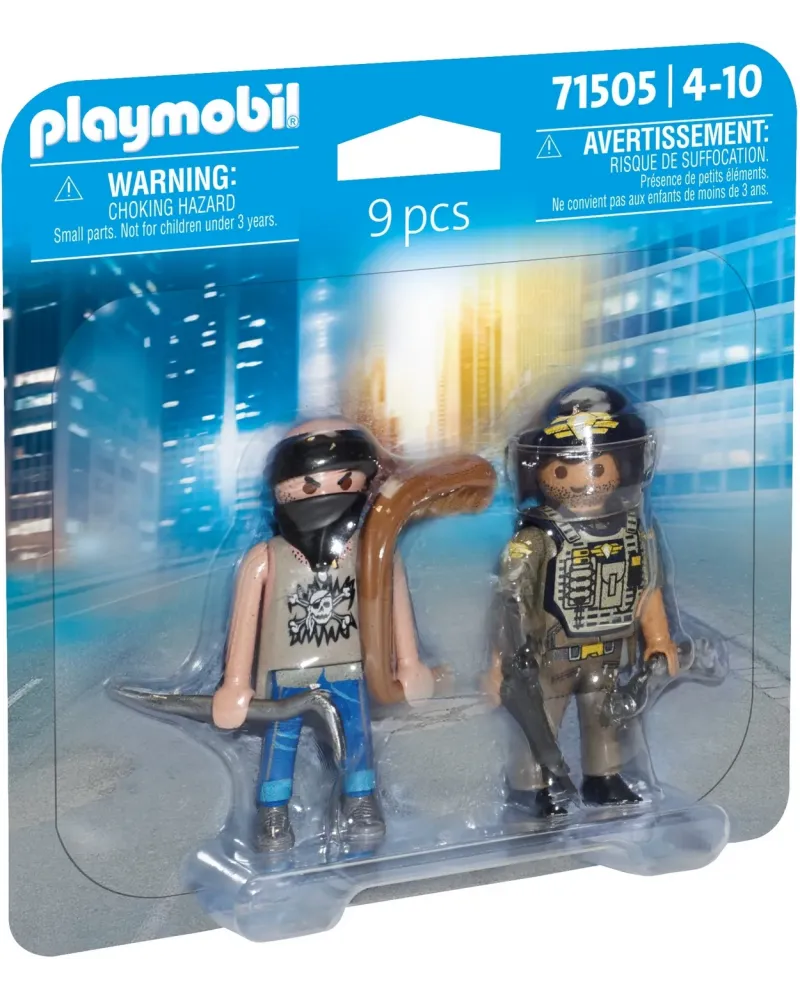POLICIER ET BANDIT   PMB71505 PLAYMOBIL Âge Minimum: 4A -Âge Maximu...