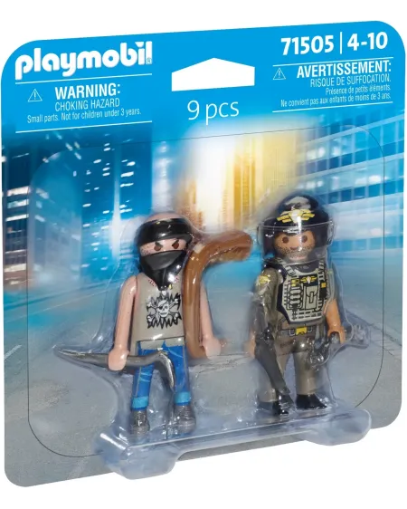 POLICIER ET BANDIT   PMB71505 PLAYMOBIL Âge Minimum: 4A -Âge Maximu...