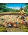SITE ARCHEOLOGIQUE AVEC SQUELETTE DE DIN   PMB71527 PLAYMOBIL Âge M...
