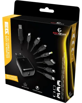 CHARGEUR 7EN1 POUR CONSOLES, MANETTES...  Connecteurs multiples : N...
