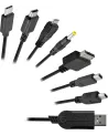 CHARGEUR 7EN1 POUR CONSOLES, MANETTES...  Connecteurs multiples : N...