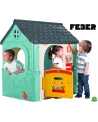 MAISON FANTASY 124X108X85 1 demi-porte, 1 boîte aux lettres et 3 fe...