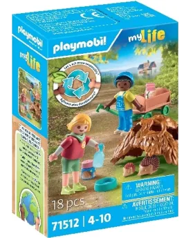 ENFANTS AVEC FAMILLE DE HERISSONS   PMB71512 PLAYMOBIL Âge Minimum:...