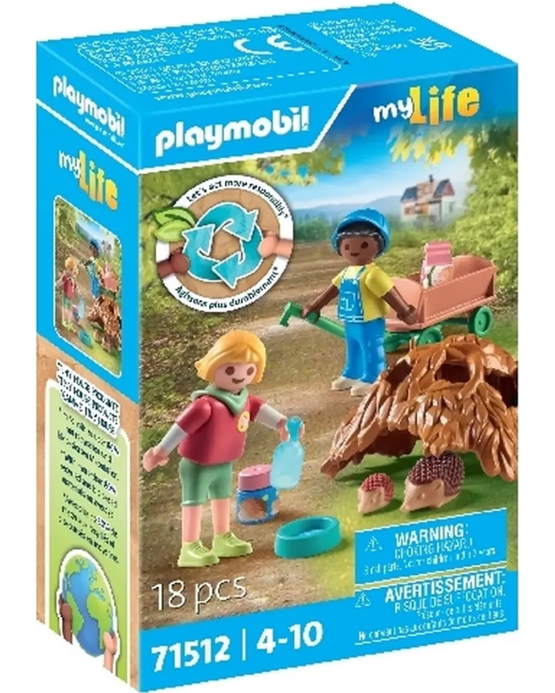 ENFANTS AVEC FAMILLE DE HERISSONS   PMB71512 PLAYMOBIL Âge Minimum:...