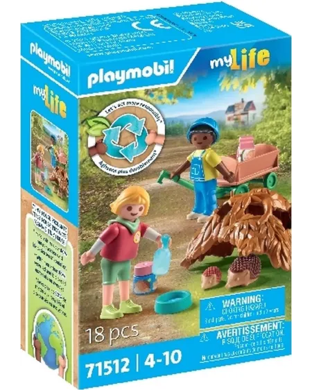 ENFANTS AVEC FAMILLE DE HERISSONS   PMB71512 PLAYMOBIL Âge Minimum:...
