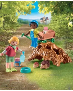 ENFANTS AVEC FAMILLE DE HERISSONS   PMB71512 PLAYMOBIL Âge Minimum:...