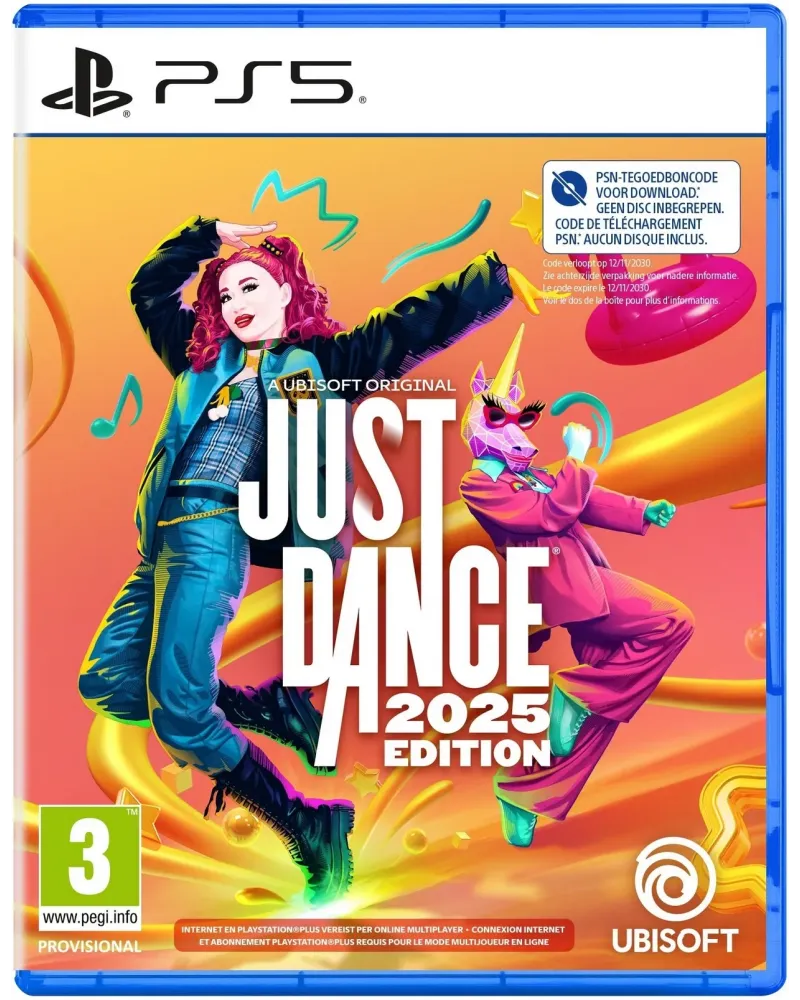 PS5 JUST DANCE 2025   PS5629586 PLAYSTATION 5 Âge Minimum: 7A -Âge ...