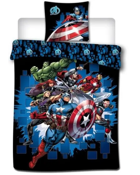 HOUSSE COUETTE POLYCOTON AVENGERS  Housse : 140 x 200 cm + 1 taie. ...