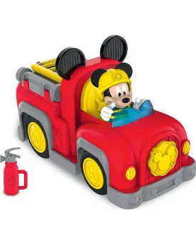 MICKEY VEHICULE + PERS 7.5CM ASS  Figurine articulée de 7,5 cm et v...