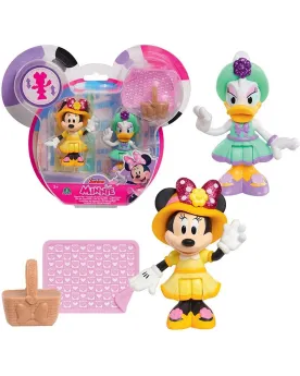 MINNIE BLISTER 2 FIGURINES 7.5CM  2 figurines articulées de 7,5 cm ...