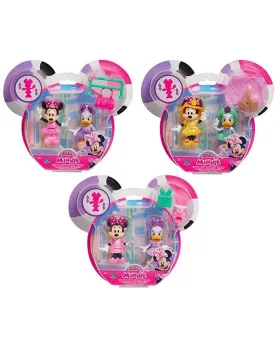 MINNIE BLISTER 2 FIGURINES 7.5CM  2 figurines articulées de 7,5 cm ...