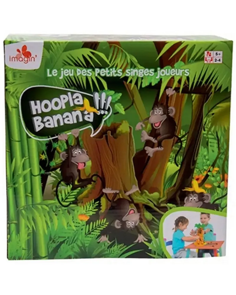 JEU HOPPLA BANANA  Jeu d'adresse où tu dois retirer les baguettes e...