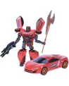 ROBOT TRANSFORMABLE EN VOITURE ASS.  Avec effets sonores et lumineu...