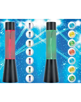 LAMPE TORNADO 32.5CM LEDS 4 COL.  33 H cm. Une lampe relaxante qui ...