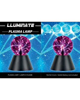 LAMPE PLASMA 10X10X13.5CM  13 H cm. Une lampe relaxante qui produit...